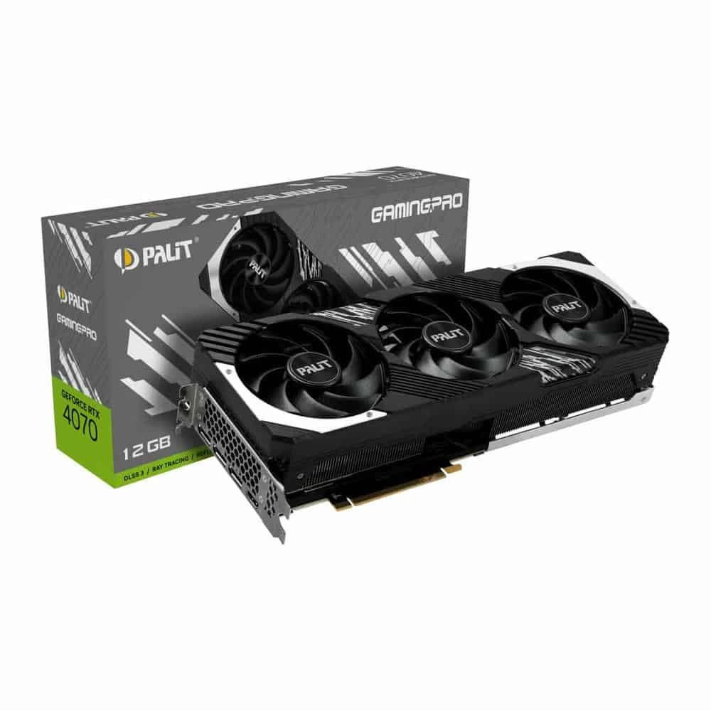 Palit NVIDIA GeForce RTX 4070 12GB GamingPro Ada Lovelace Graphics Card